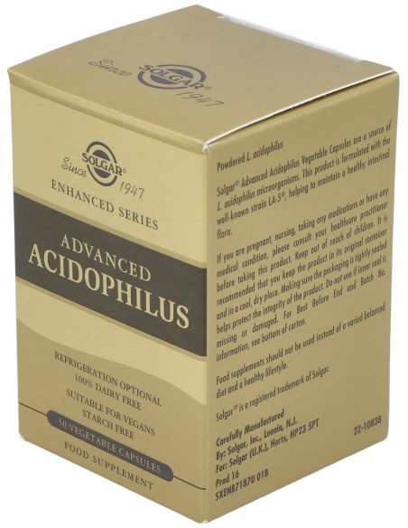 Solgar Acidophilus Avanzado 50Cap