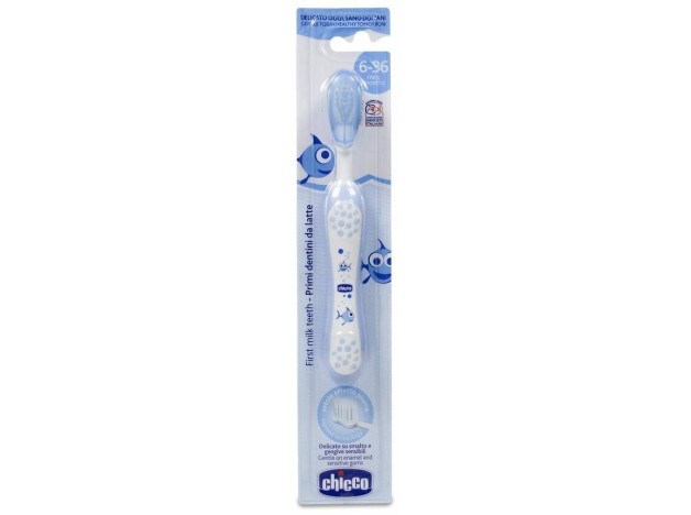 Chicco Cepillo De Dientes De Cerdas Suaves 6M+...