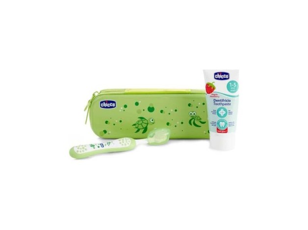 Chicco Set De Higiene Oral Verde, 1 Ud