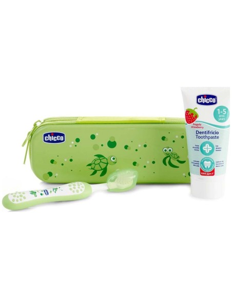 Chicco Set De Higiene Oral Verde, 1 Ud