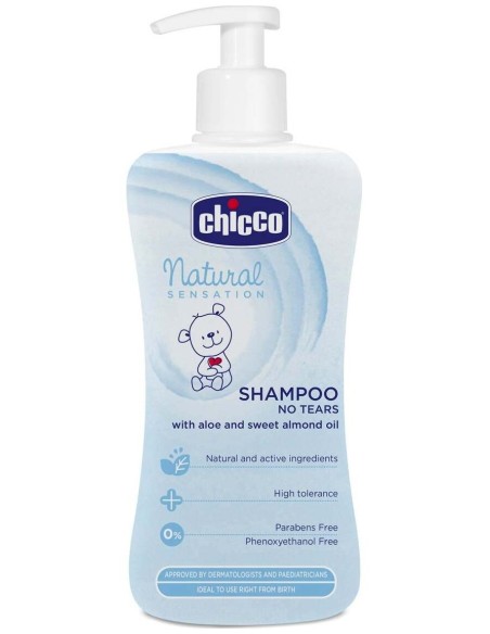 Chicco Natural Sensation Champú Sin Lágrimas, 300 Ml