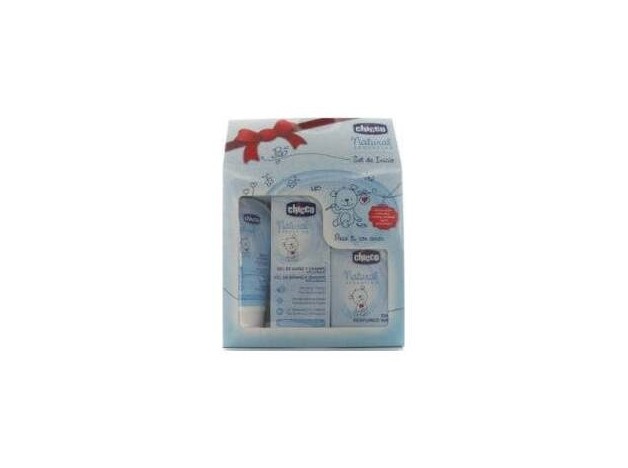 Chicco Natural Sensation Set De Baño, 3 Uds
