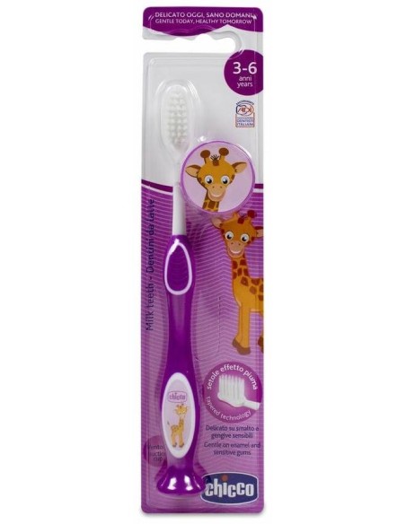 Chicco Cepillo De Dientes Rosa +3 Años, 1 Ud