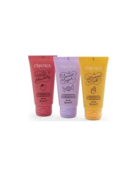 Control Sweet Pleasure Kit De Viaje Gel De Masaje Hidratante 3X50Ml