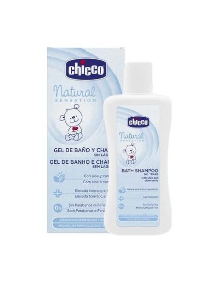 Chicco Natural Sensation Gel De Baño Y Champú, 200 Ml