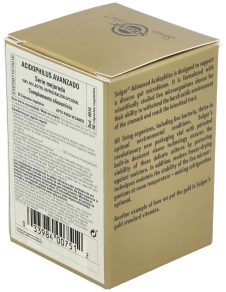 Solgar Acidophilus Avanzado 50Cap