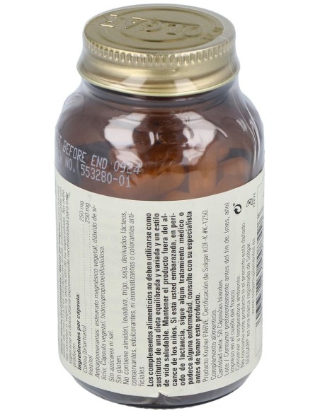 Colina Inositol 250/250Mg. 50Cap