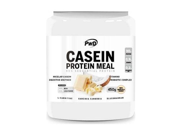 Pwd Casein Protein Meal Chocolate Blanco Y Coco...