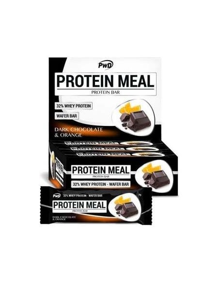 Pwd Barra Protein Meal Chocolate Negro Naranja 35G