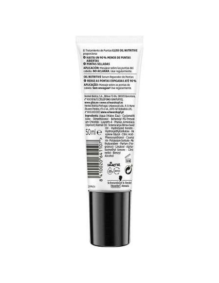 Schwarzkopf Gliss Ultimate Repair Reparador Puntas Abiertas 50Ml
