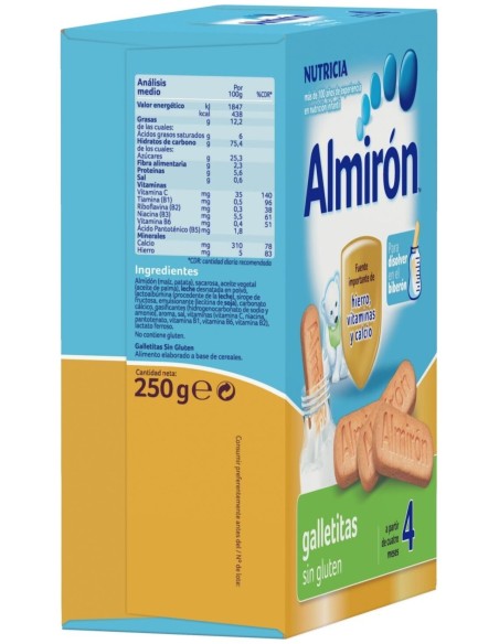 Almirón Galletitas Advance Nuevo Pack Sin Gluten, 250 G