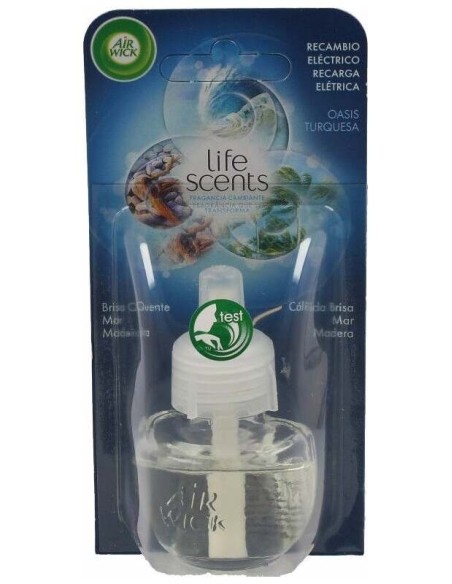 Air-Wick Ambientador Electrico Recambio Oasis Turquesa 17 Ml