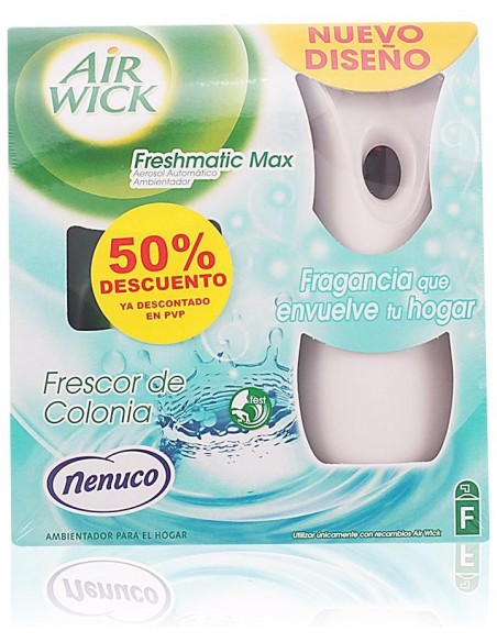 Air Wick Freshmatic Max Ambientador Completo Nenuco 250Ml