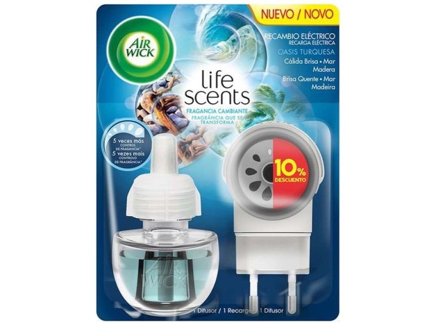 Air-Wick Ambientador Electrico Completo Oasis...