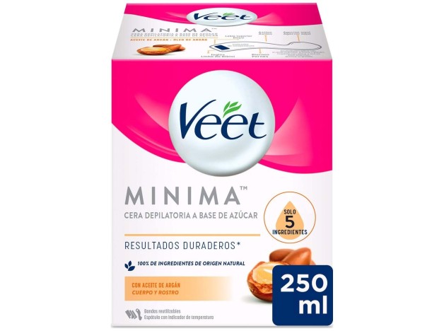 Veet Pure Kit Cera Depilatoria De Azúcar Cuerpo...