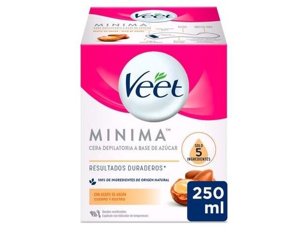 Veet Pure Kit Cera Depilatoria De Azúcar Cuerpo...