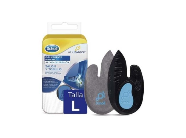 Scholl Plantilla Talon-Tobillo T/L 42-45 2 Un
