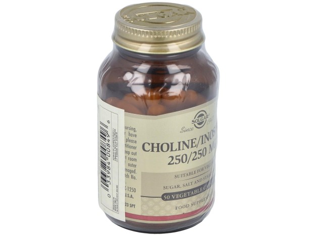 Colina Inositol 250/250Mg. 50Cap