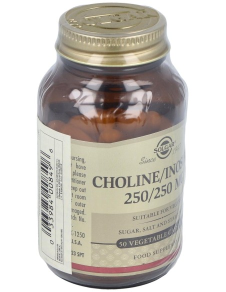 Colina Inositol 250/250Mg. 50Cap