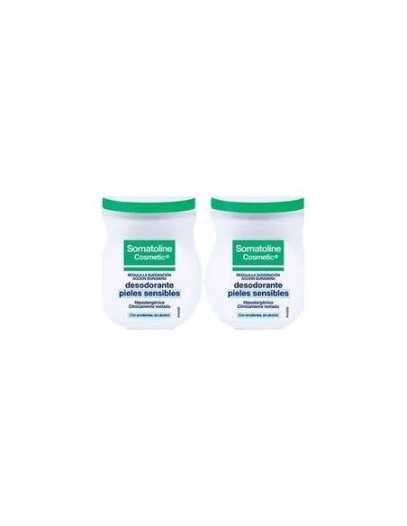 Duplo Somatoline Desodorante Piel Sensible Roll-On, 2 X 50 Ml