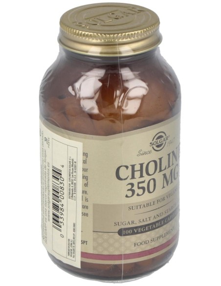 Colina 350 Mg 100 Capsula Vegetales