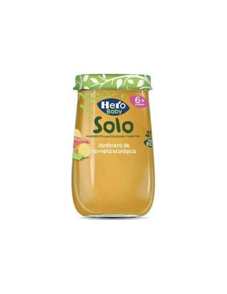 Hero Baby Solo Jardinera De Ternera Ecológica, 190 G