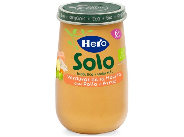 Hero Baby Solo Crema De Verduras, Pollo Y...