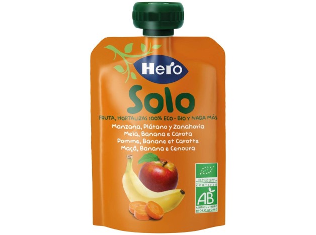 Hero Baby Bolsita Solo Manzana, Plátano Y...