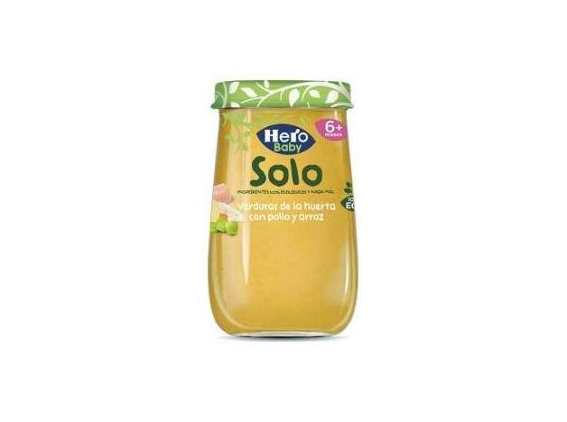 Hero Baby Solo Crema De Verduras, Pollo Y...