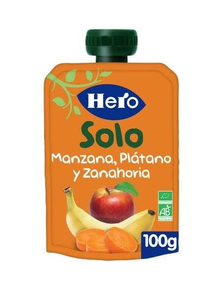 Hero Pedialac Solo Manzana Platano Y Yogur 120G
