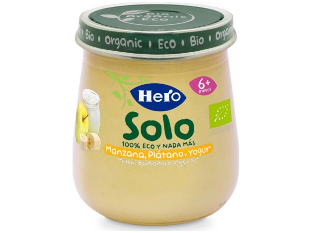 Hero Pedialac Solo Manzana Platano Y Yogur 120G