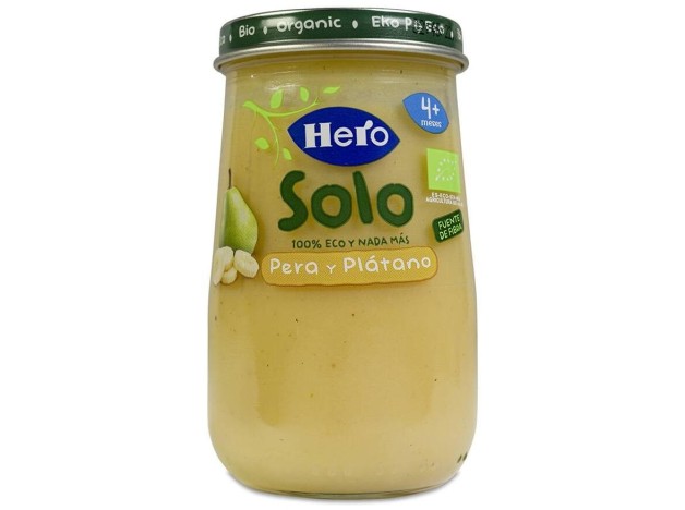 Hero Baby Solo Potito Eco Pera-Platano 190Gr.