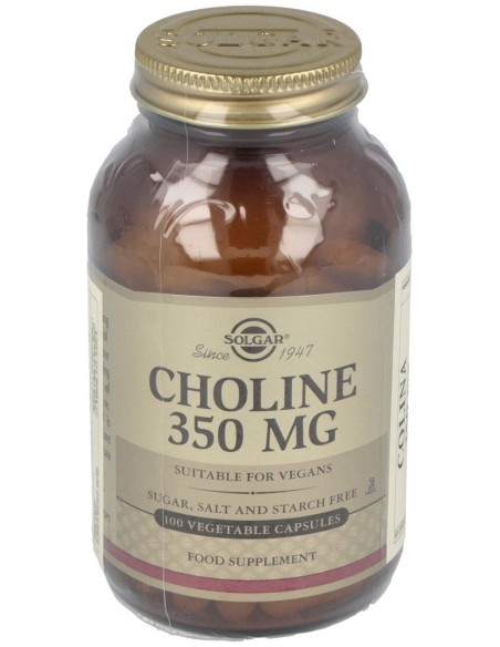 Colina 350 Mg 100 Capsula Vegetales