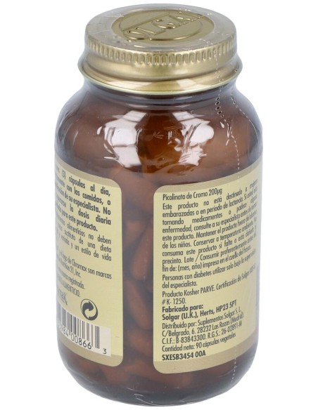 Picolinato Cromo 200 Mg 90 Caps