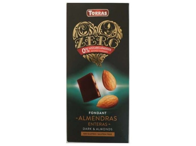 Chocolate Negro 72% Con Almendra Zero 150Gr