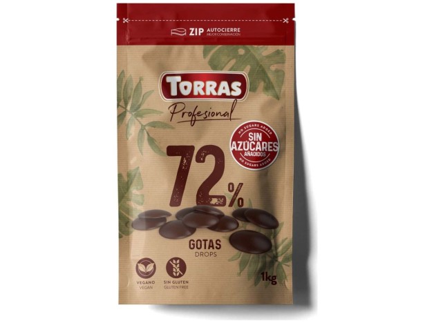 Torras Cobertura Chocolate 70% Cacao 1Kg