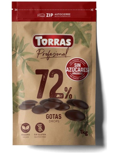 Torras Cobertura Chocolate 70% Cacao 1Kg