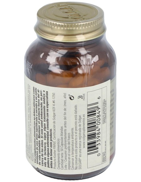 Colina Inositol 250/250Mg. 50Cap