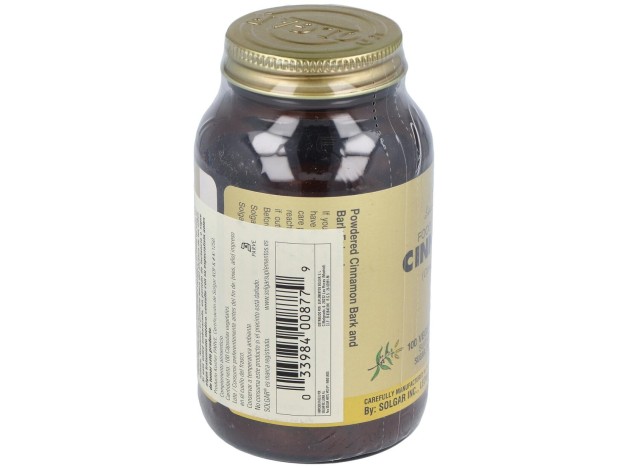 Canela China (Cinnamomum Cassia) 100Cap.Veg.