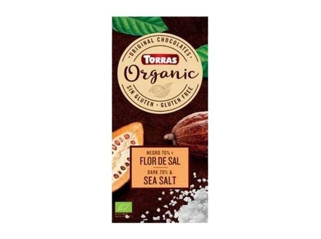 Chocolate Negro 70% Con Flor De Sal 100G Bio Sg