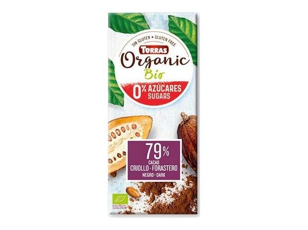 Chocolate Negro 79% Criollo Forastero 100G Bio S/A
