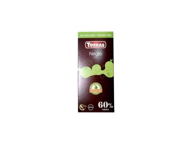 Torras Chocolate Negro 60% Con Stevia 100G