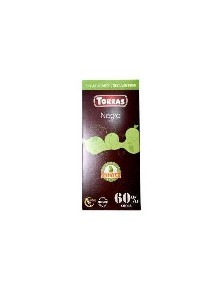 Torras Chocolate Negro 60% Con Stevia 100G