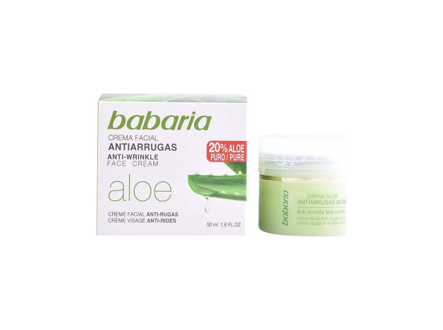 Babaria Crema Facial Antiarrugas Aloe Vera 50Ml