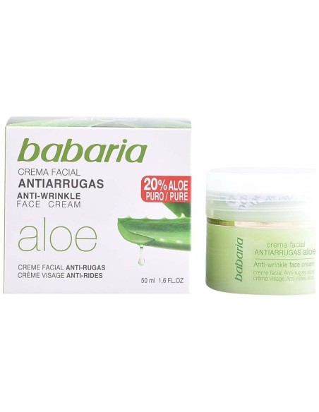Babaria Crema Facial Antiarrugas Aloe Vera 50Ml
