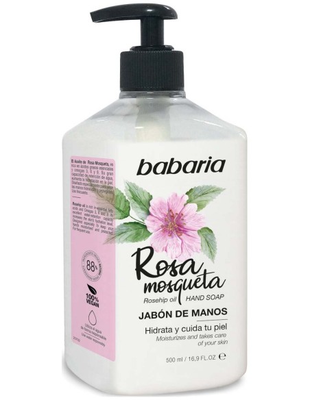 Babaria Rosa Mosqueta Jabon De Manos 500Ml