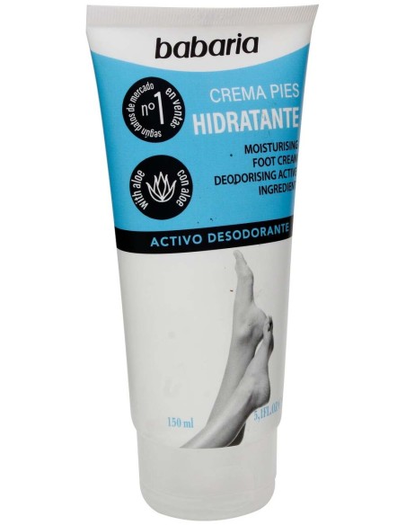 Babaria Crema Hidratante Pies Aloe 150Ml