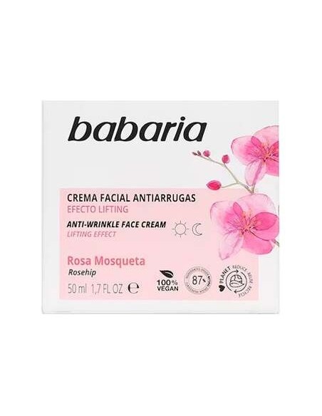 Babaria Crema Facial Antiarrugas Rosa Mosqueta 50Ml