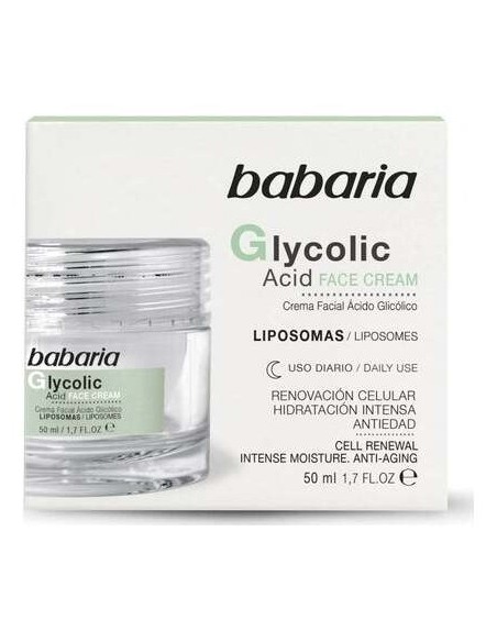 Babaria Crema Renovación Celular Ácido Glicólico 50Ml