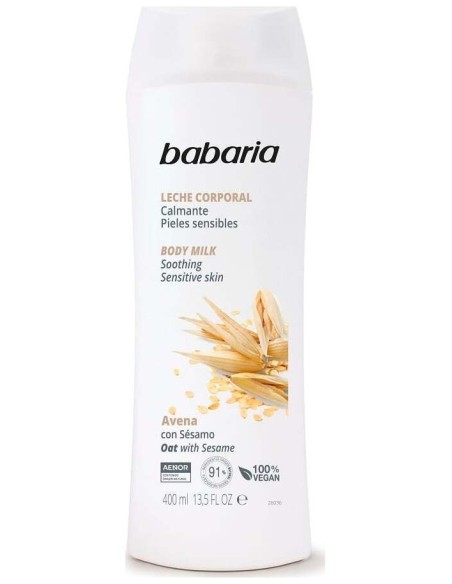 Babaria Leche Corporal Calmante Pieles Sensibles 400Ml